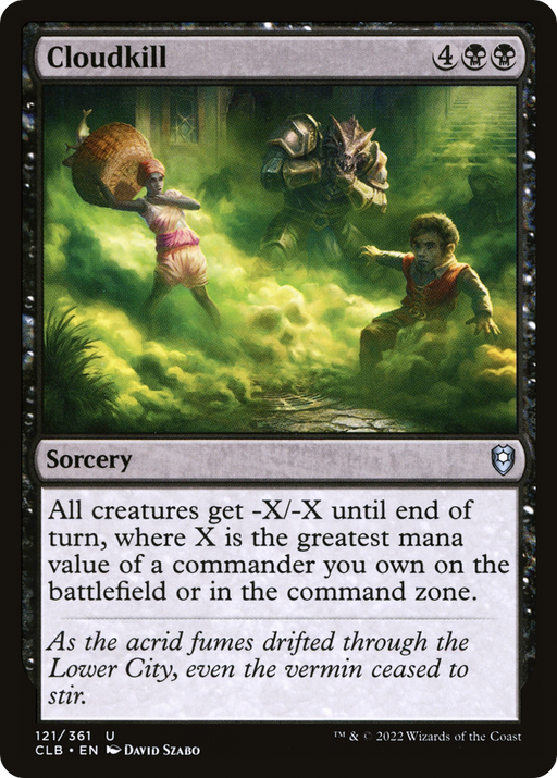 Cloudkill (CLB-121) [Commander Legends: Battle for Baldur's Gate] MTG Single Wizards of the Coast