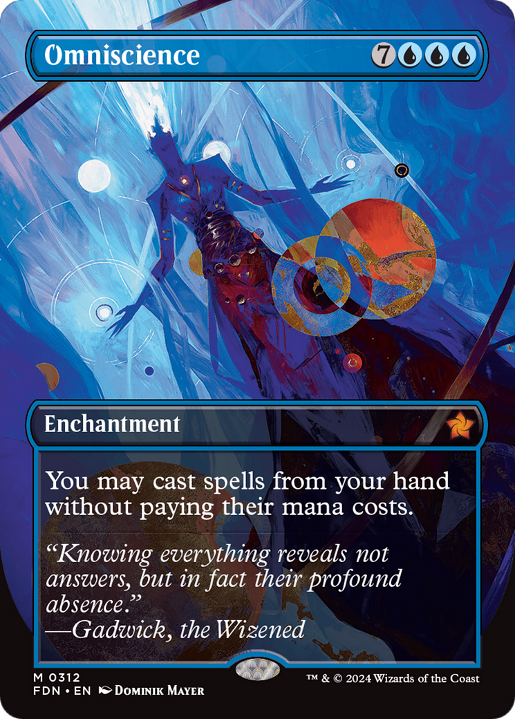 Omniscience (FDN-312) [Foundations] (Borderless) MTG Single Wizards of the Coast