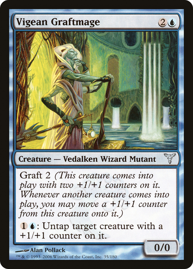 Vigean Graftmage (DIS-035) [Dissension] Foil MTG Single Wizards of the Coast