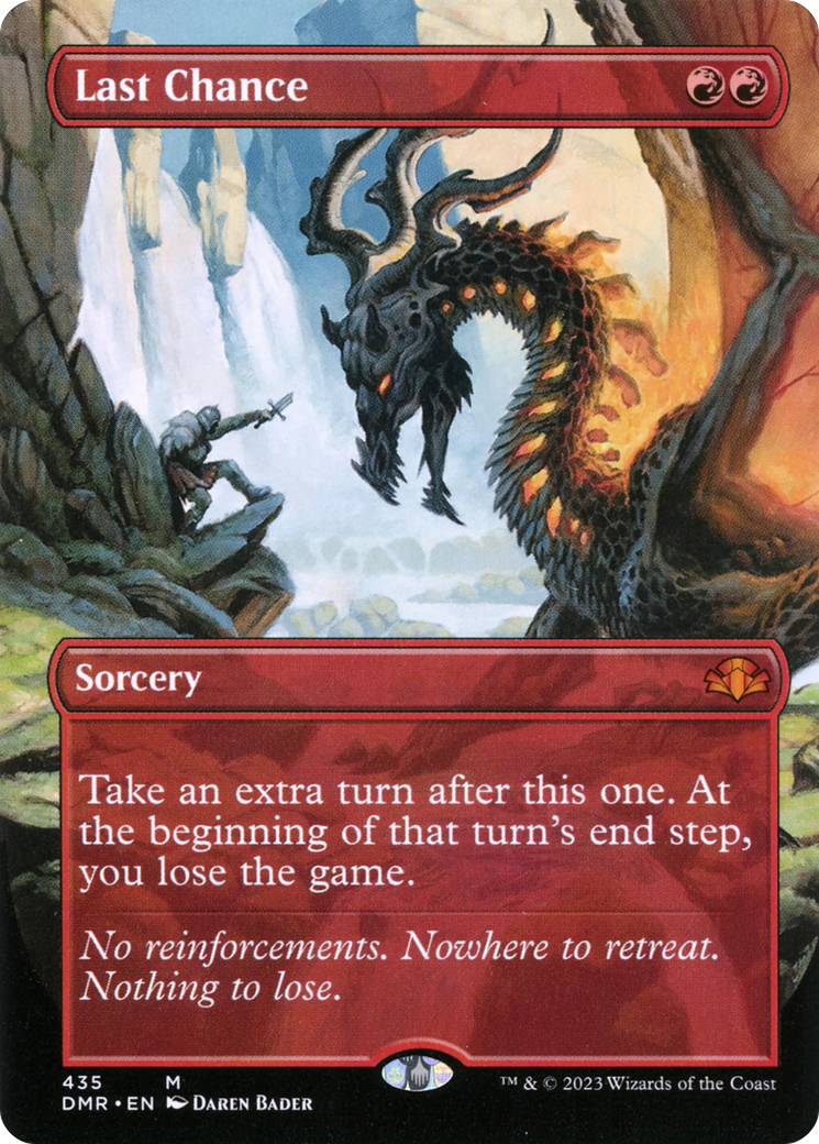Last Chance (DMR-435) [Dominaria Remastered] (Borderless) MTG Single Wizards of the Coast