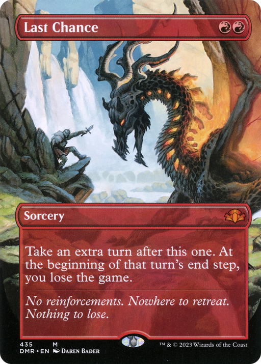 Last Chance (DMR-435) [Dominaria Remastered] (Borderless) MTG Single Wizards of the Coast