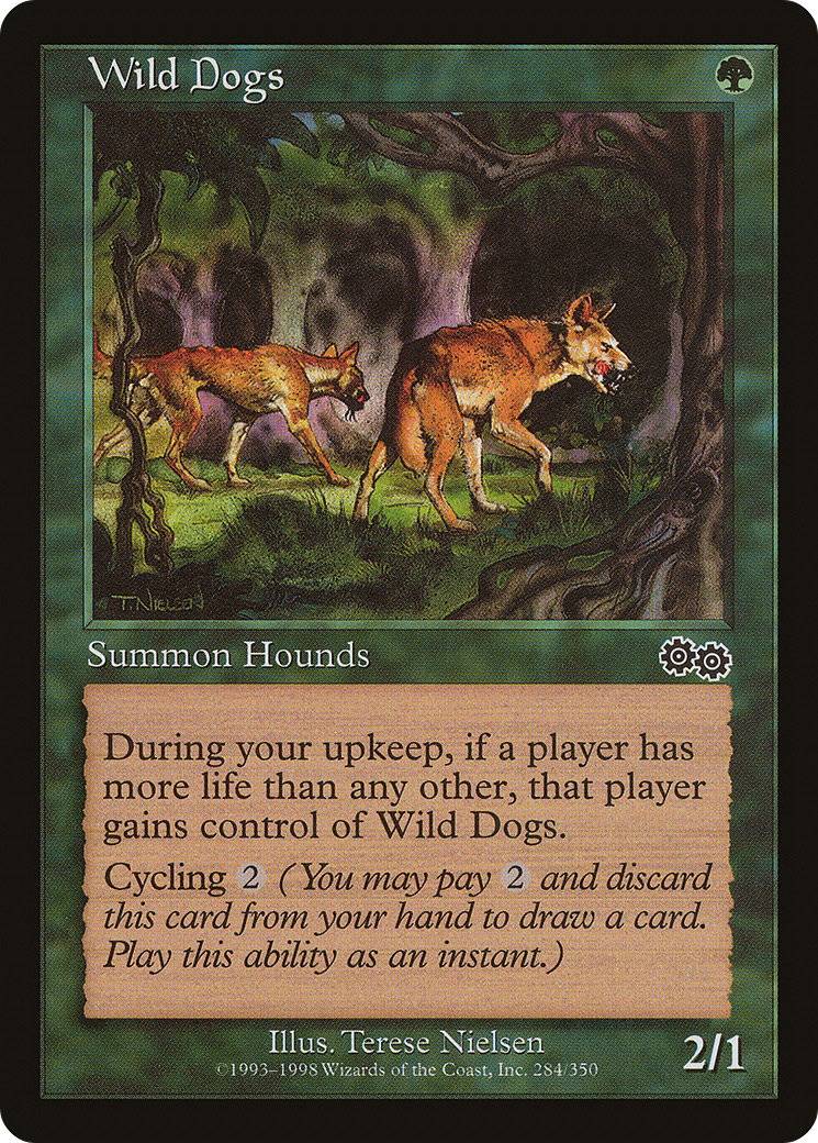 Wild Dogs (USG-284) [Urza's Saga] MTG Single Wizards of the Coast