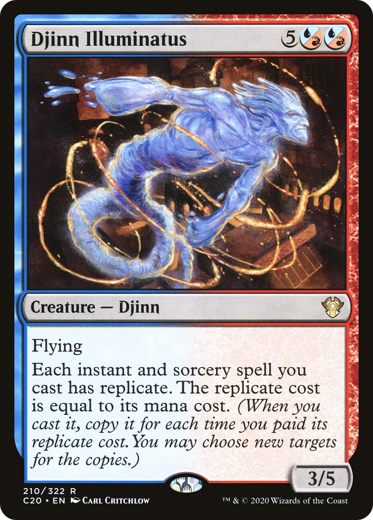Djinn Illuminatus (C20-210) [Commander 2020] MTG Single Wizards of the Coast