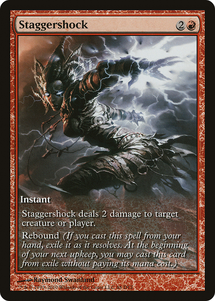 Staggershock (GAME-048) [Misc] DCI Promos MTG Single Wizards of the Coast