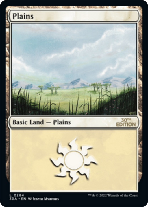 Plains (30A-284) [30th Anniversary Edition] MTG Single Wizards of the Coast
