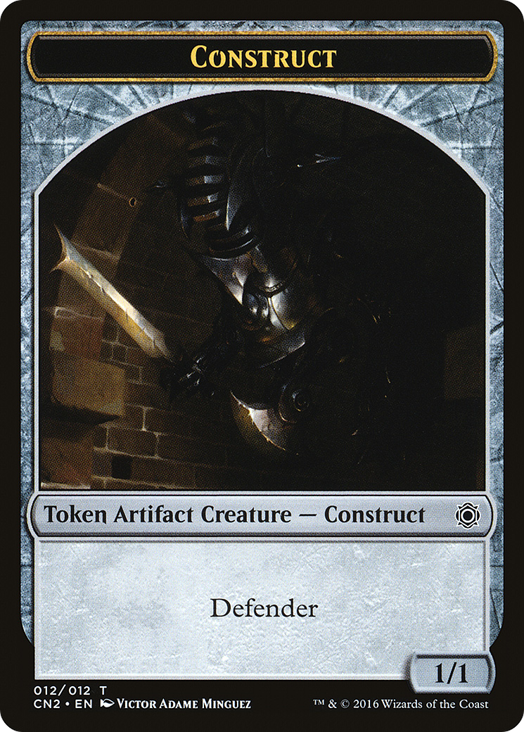 Construct (CN2-012) [Tokens] Conspiracy: Take the Crown Tokens MTG Single Wizards of the Coast