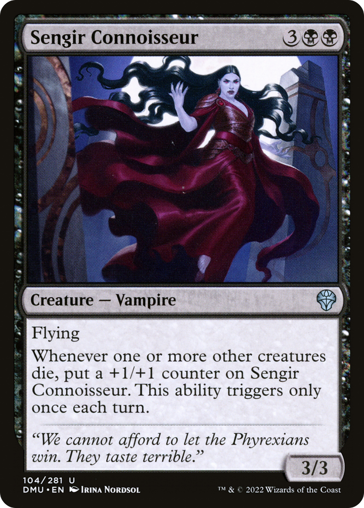 Sengir Connoisseur (DMU-104) [Dominaria United] Foil MTG Single Wizards of the Coast