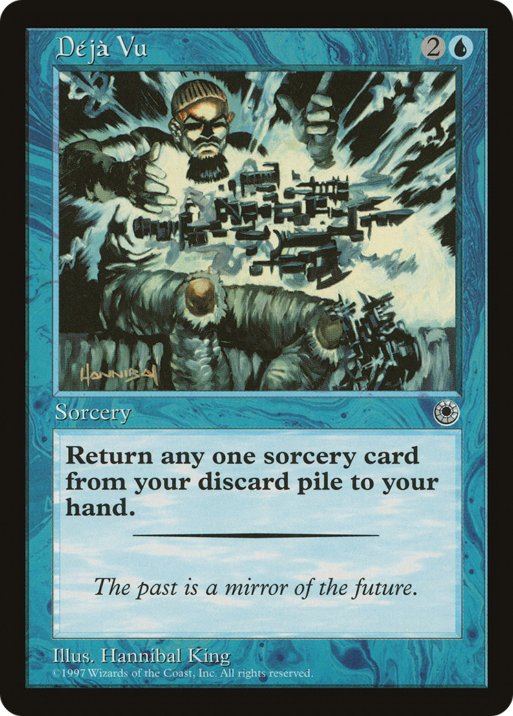 Deja Vu (POR-) [Misc] Portal MTG Single Wizards of the Coast