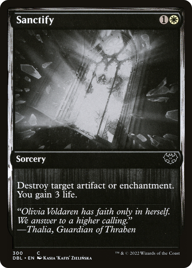 Sanctify (DBL-300) [Innistrad: Double Feature] MTG Single Wizards of the Coast