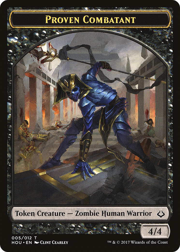 Proven Combatant (HOU-005) [Tokens] Hour of Devastation Tokens MTG Single Wizards of the Coast