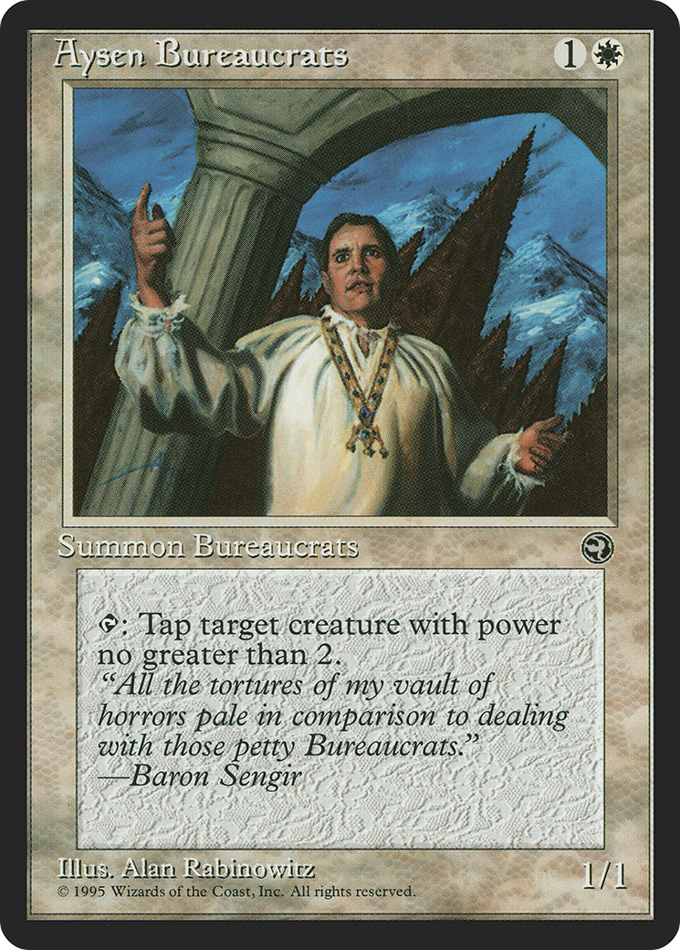 Aysen Bureaucrats (HML-03B) [Homelands] MTG Single Wizards of the Coast