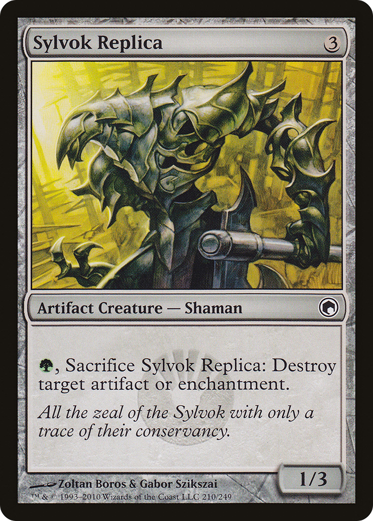 Sylvok Replica (SOM-210) [Scars of Mirrodin] Foil MTG Single Wizards of the Coast