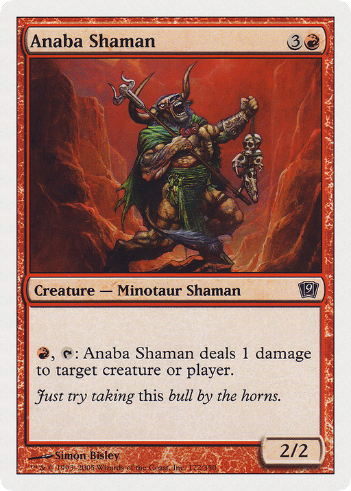 Anaba Shaman (9ED-172) [9th Edition] Foil MTG Single Wizards of the Coast