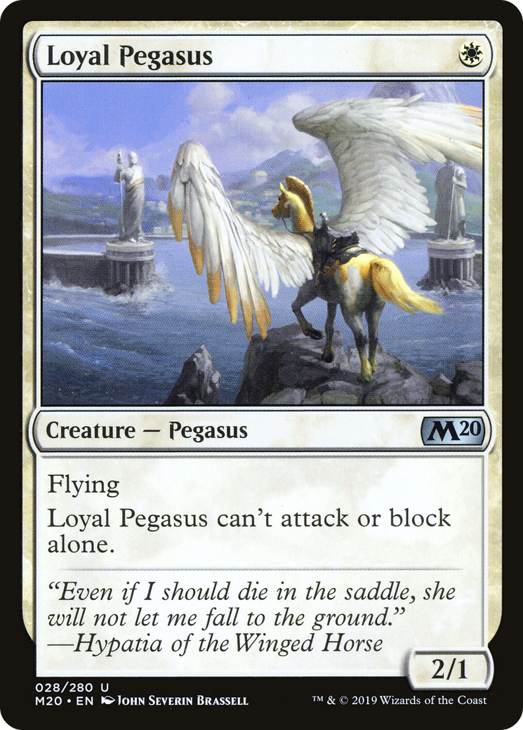 Loyal Pegasus (M20-028) [Core Set 2020] Foil MTG Single Wizards of the Coast