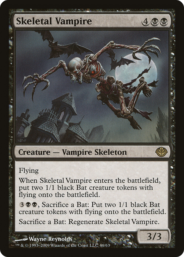 Skeletal Vampire (DDD-046) [Misc] Duel Decks: Garruk vs. Liliana MTG Single Wizards of the Coast