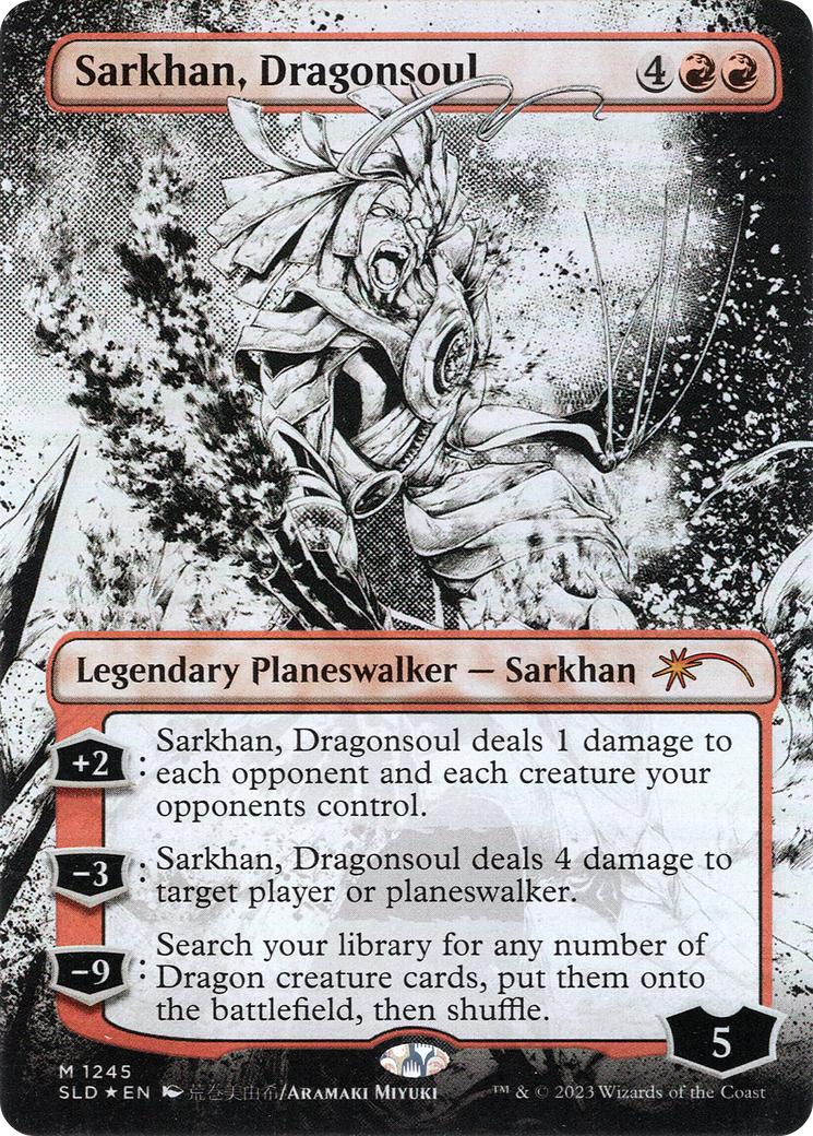 Sarkhan, Dragonsoul (SLD-1245) [Secret Lair] Drop (Borderless) Foil MTG Single Wizards of the Coast