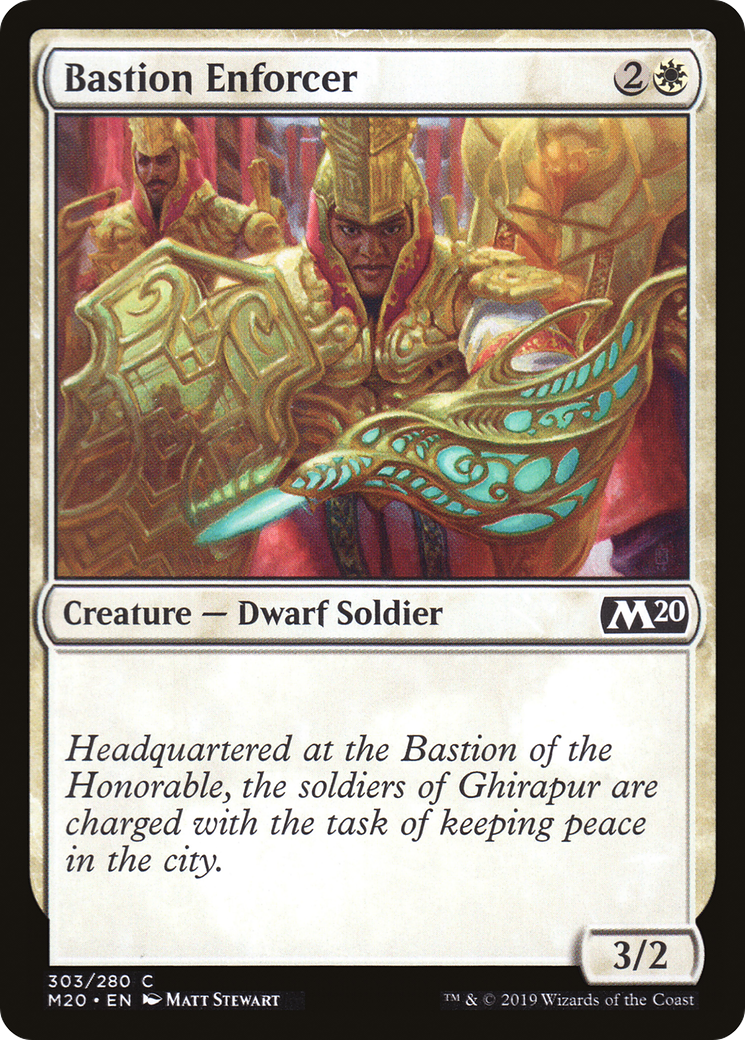 Bastion Enforcer (M20-303) [Core Set 2020] MTG Single Wizards of the Coast