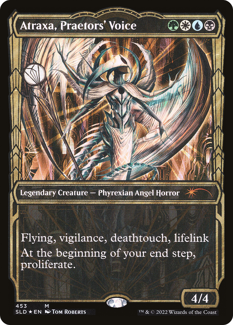 Atraxa, Praetors' Voice (Gilded Foil) (SLD-453) [Secret Lair] Drop (Showcase) Foil MTG Single Wizards of the Coast