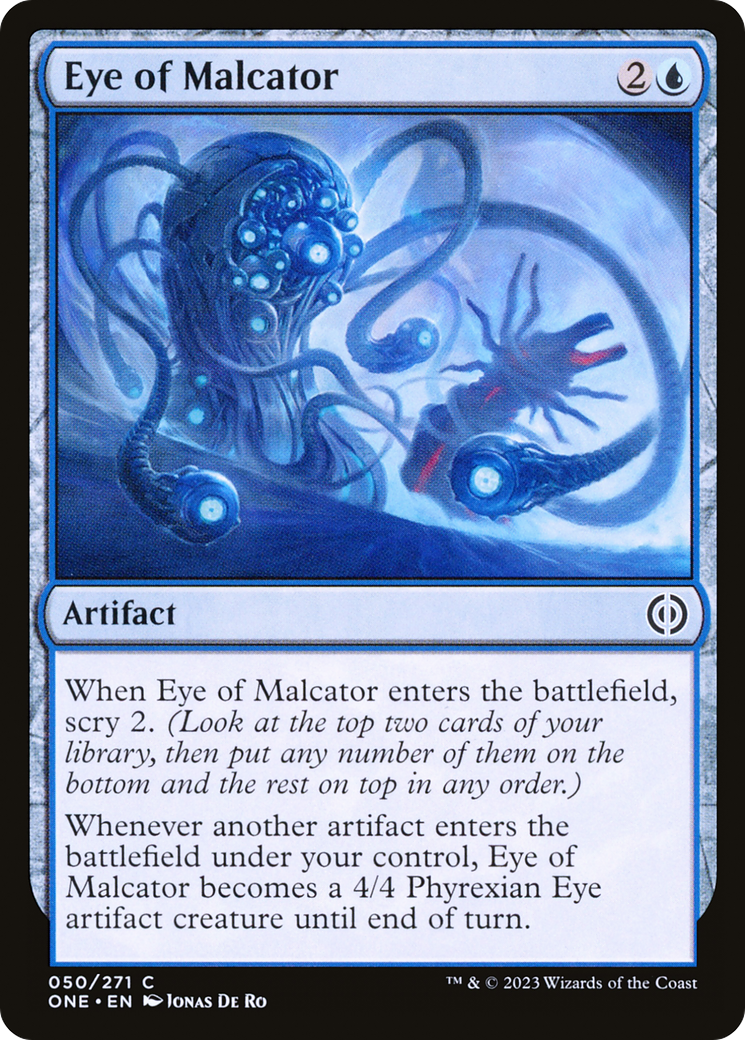 Eye of Malcator (ONE-050) [Phyrexia: All Will Be One] MTG Single Wizards of the Coast