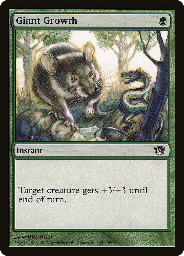 Giant Growth (8ED-254) [8th Edition] MTG Single Wizards of the Coast