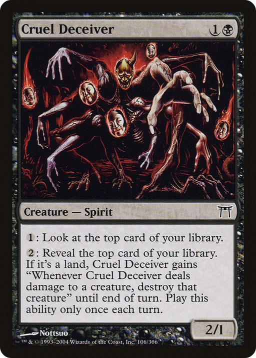 Cruel Deceiver (CHK-106) [Champions of Kamigawa] MTG Single Wizards of the Coast