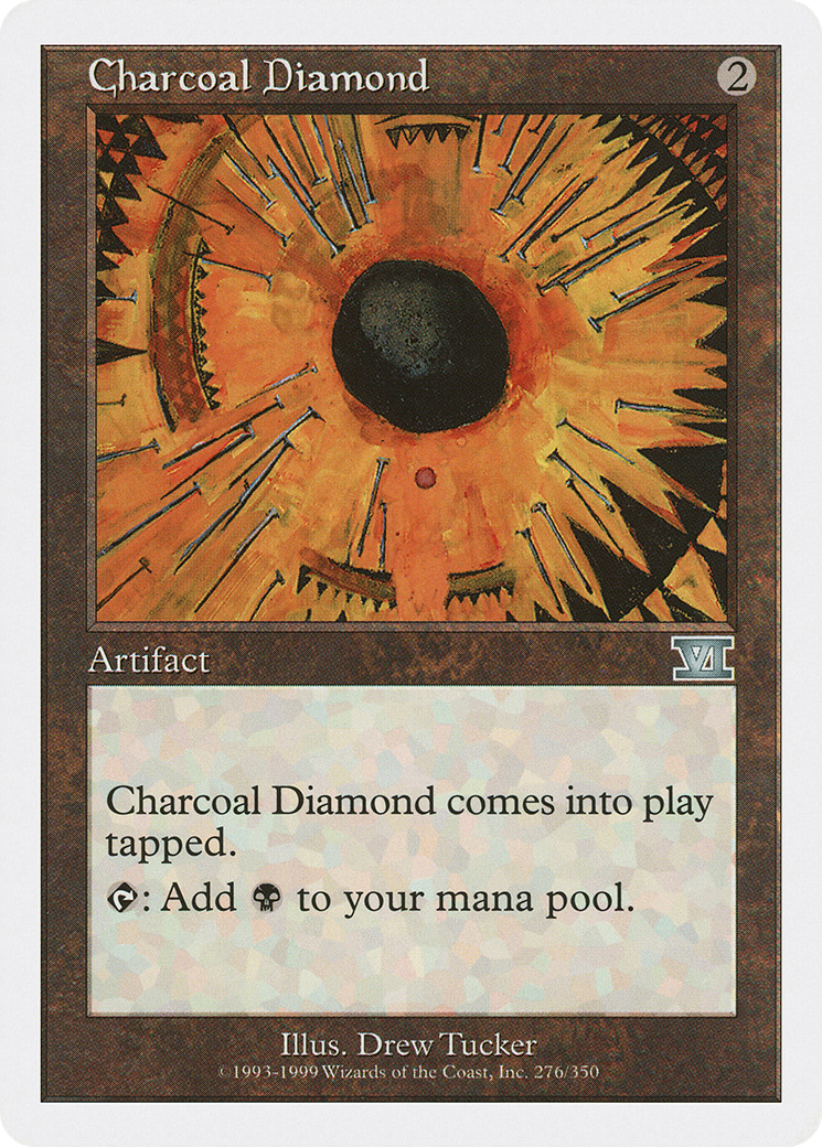Charcoal Diamond (6ED-276) [Classic Sixth Edition] MTG Single Wizards of the Coast