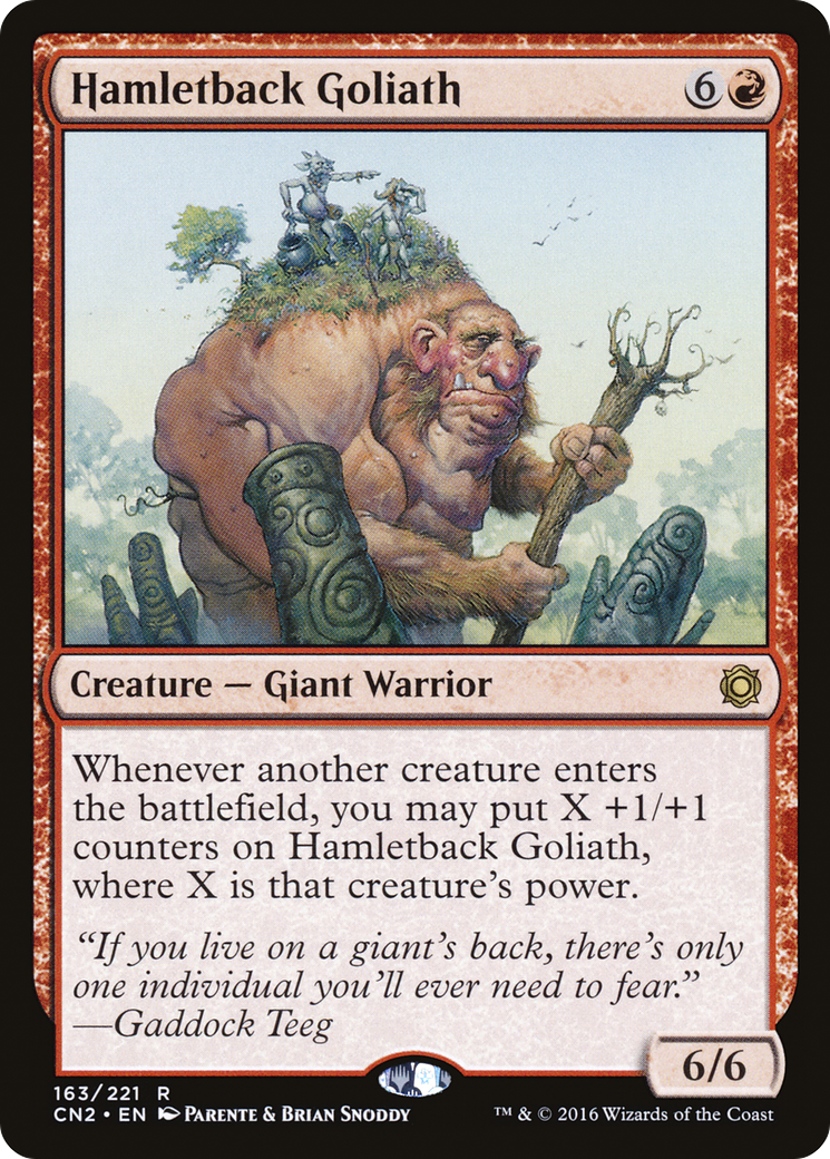 Hamletback Goliath (CN2-163) [Conspiracy: Take the Crown] MTG Single Wizards of the Coast