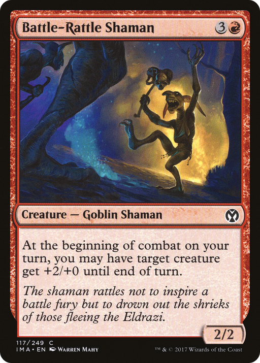 Battle-Rattle Shaman (IMA-117) [Iconic Masters] Foil MTG Single Wizards of the Coast