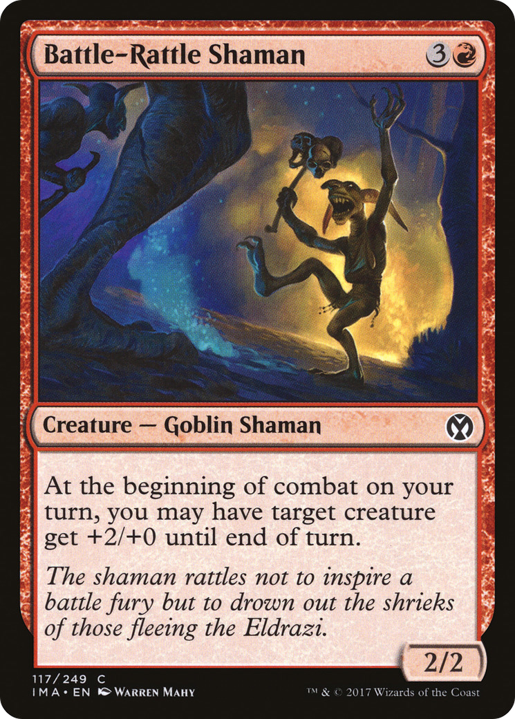 Battle-Rattle Shaman (IMA-117) [Iconic Masters] MTG Single Wizards of the Coast