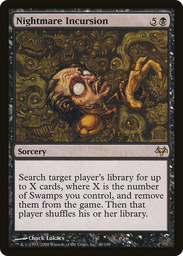 Nightmare Incursion (EVE-040) [Eventide] MTG Single Wizards of the Coast