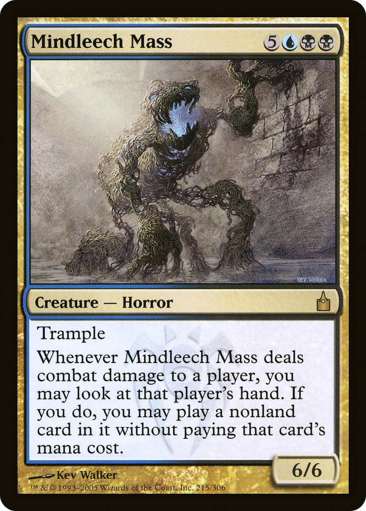 Mindleech Mass (RAV-215) [Ravnica: City of Guilds] Foil MTG Single Wizards of the Coast