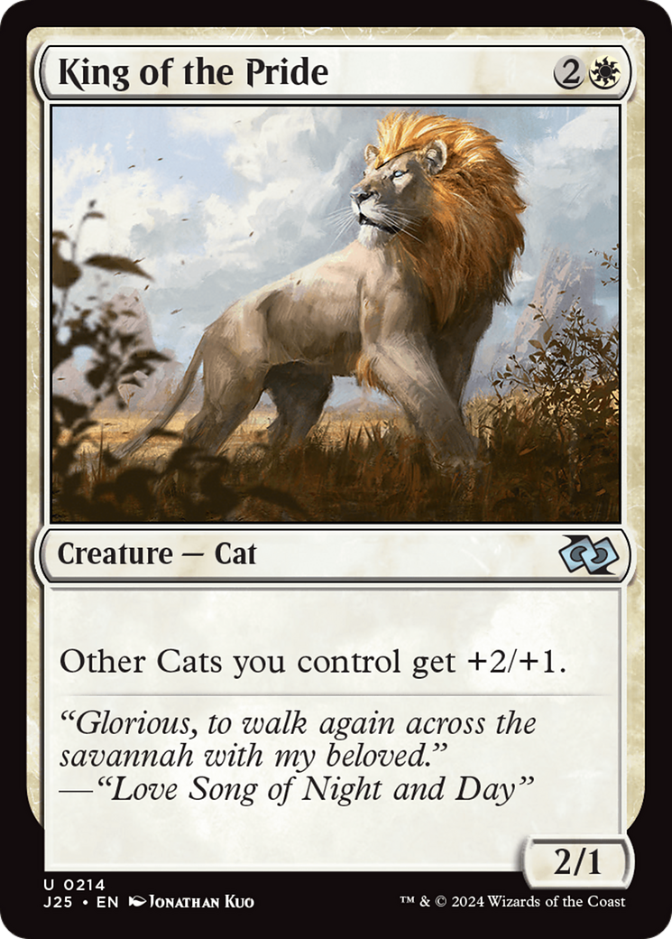 King of the Pride (J25-214) [Foundations Jumpstart] MTG Single Wizards of the Coast