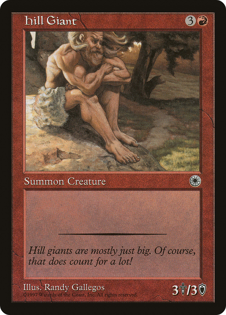 Hill Giant (POR-133) [Misc] Portal MTG Single Wizards of the Coast