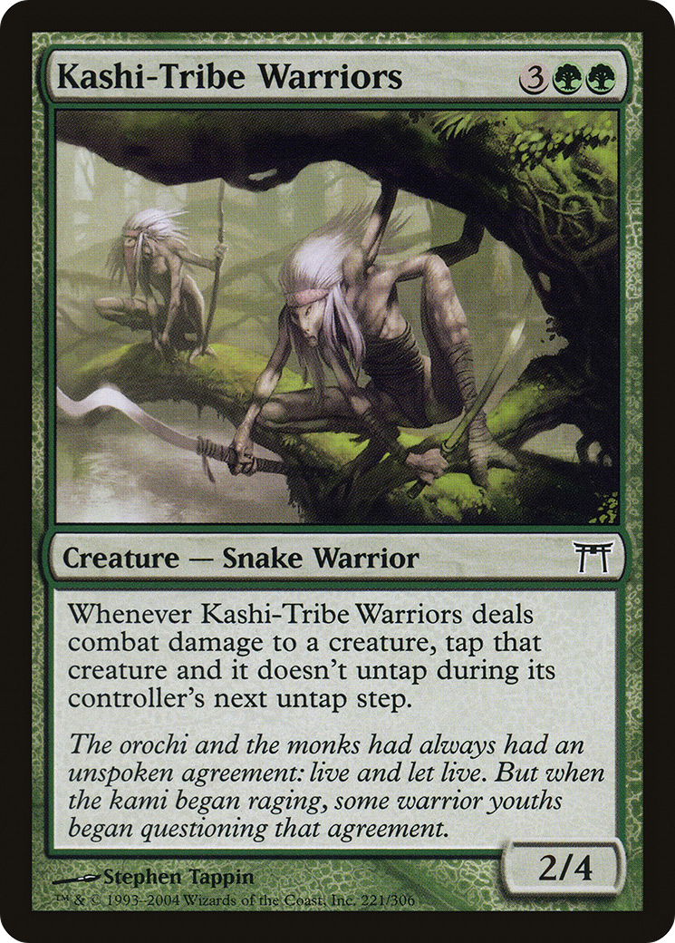 Kashi-Tribe Warriors (CHK-221) [Champions of Kamigawa] MTG Single Wizards of the Coast