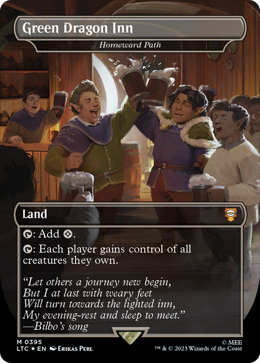 Homeward Path (LTC-395) [Tales of Middle-earth Commander] (Borderless) Foil MTG Single Wizards of the Coast