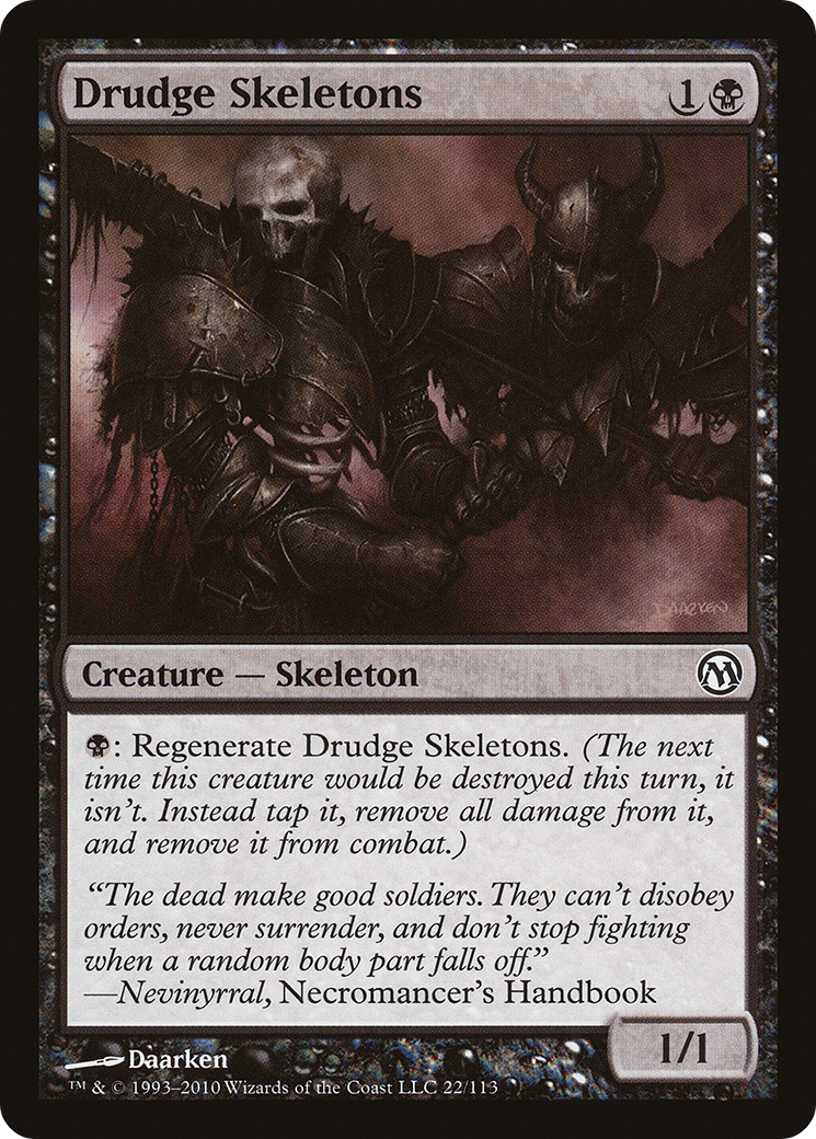 Drudge Skeletons (DPA-022) [Misc] Duels of the Planeswalkers MTG Single Wizards of the Coast