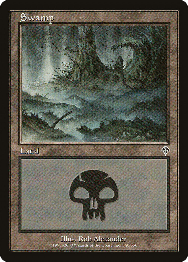 Swamp (340) (INV-340) [Invasion] MTG Single Wizards of the Coast