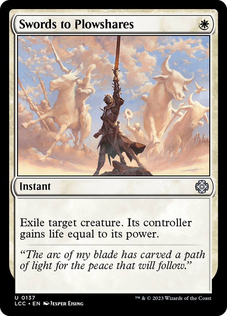 Swords to Plowshares (LCC-137) [The Lost Caverns of Ixalan Commander] MTG Single Wizards of the Coast