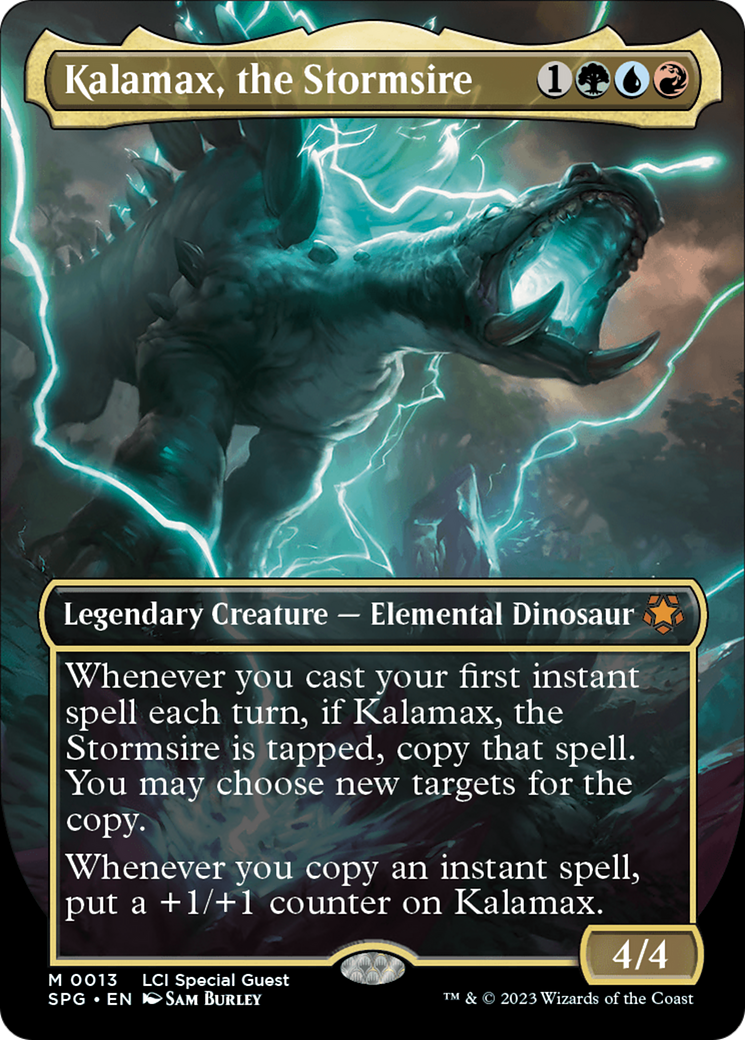 Kalamax, the Stormsire (SPG-013) [Special Guests] (Borderless) Foil MTG Single Wizards of the Coast