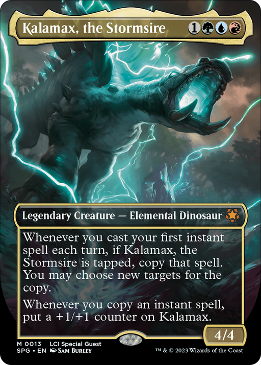 Kalamax, the Stormsire (SPG-013) [Special Guests] (Borderless) MTG Single Wizards of the Coast