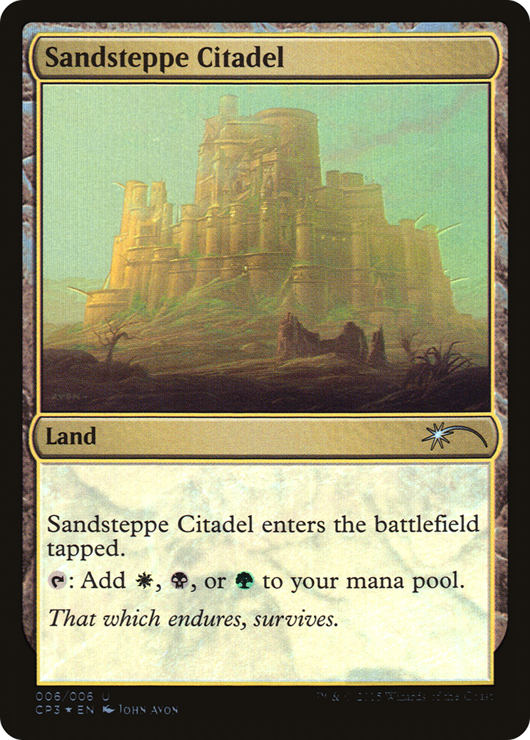 Sandsteppe Citadel (UMP-006) [Magic Origins Clash Pack] Foil MTG Single Wizards of the Coast