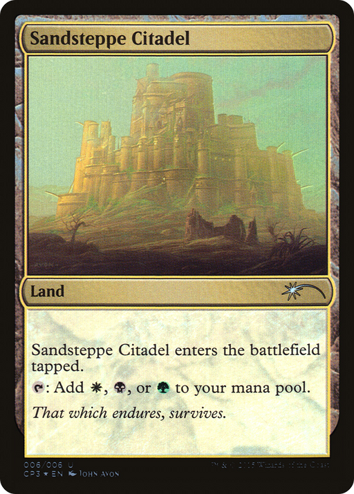 Sandsteppe Citadel (UMP-006) [Magic Origins Clash Pack] Foil MTG Single Wizards of the Coast