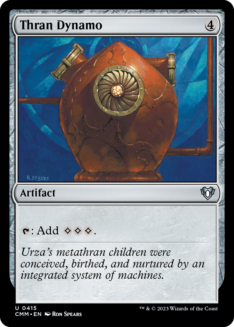 Thran Dynamo (CMM-415) [Commander Masters] Foil MTG Single Wizards of the Coast