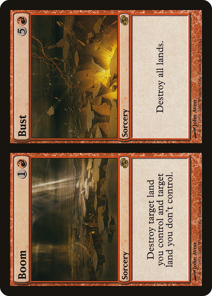Boom // Bust (PLC-112) [Planar Chaos] Foil MTG Single Wizards of the Coast