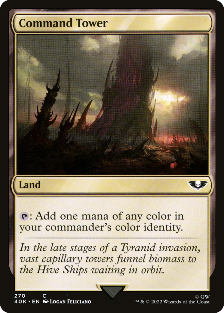 Command Tower (270) (40K-270) [Warhammer 40,000 Commander] MTG Single Wizards of the Coast
