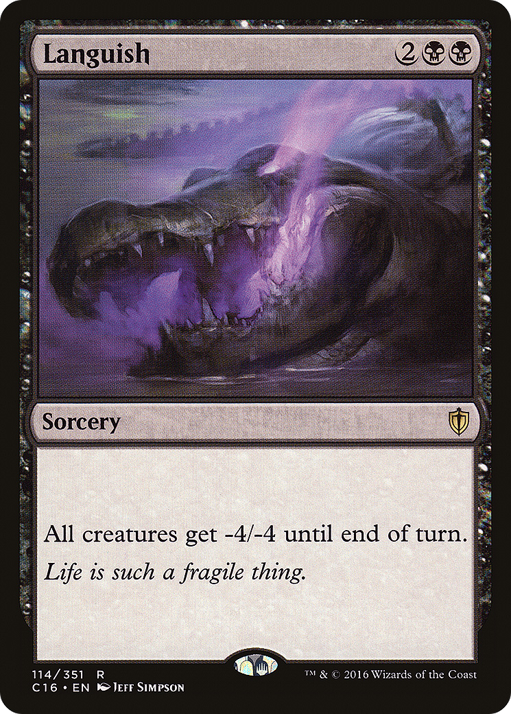 Languish (C16-114) [Commander 2016] MTG Single Wizards of the Coast