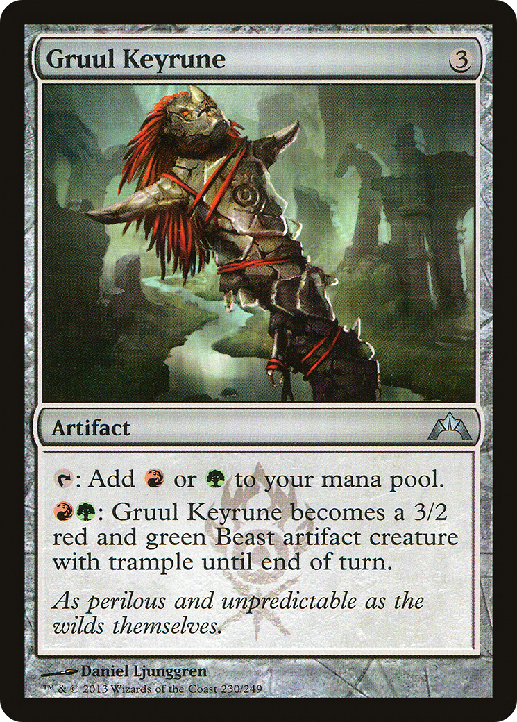 Gruul Keyrune (GTC-230) [Gatecrash] Foil MTG Single Wizards of the Coast