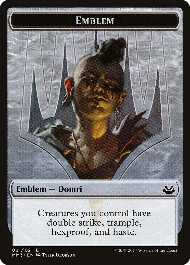 Domri Rade Emblem (MM3-021) [Tokens] Modern Masters 2017 Tokens MTG Single Wizards of the Coast