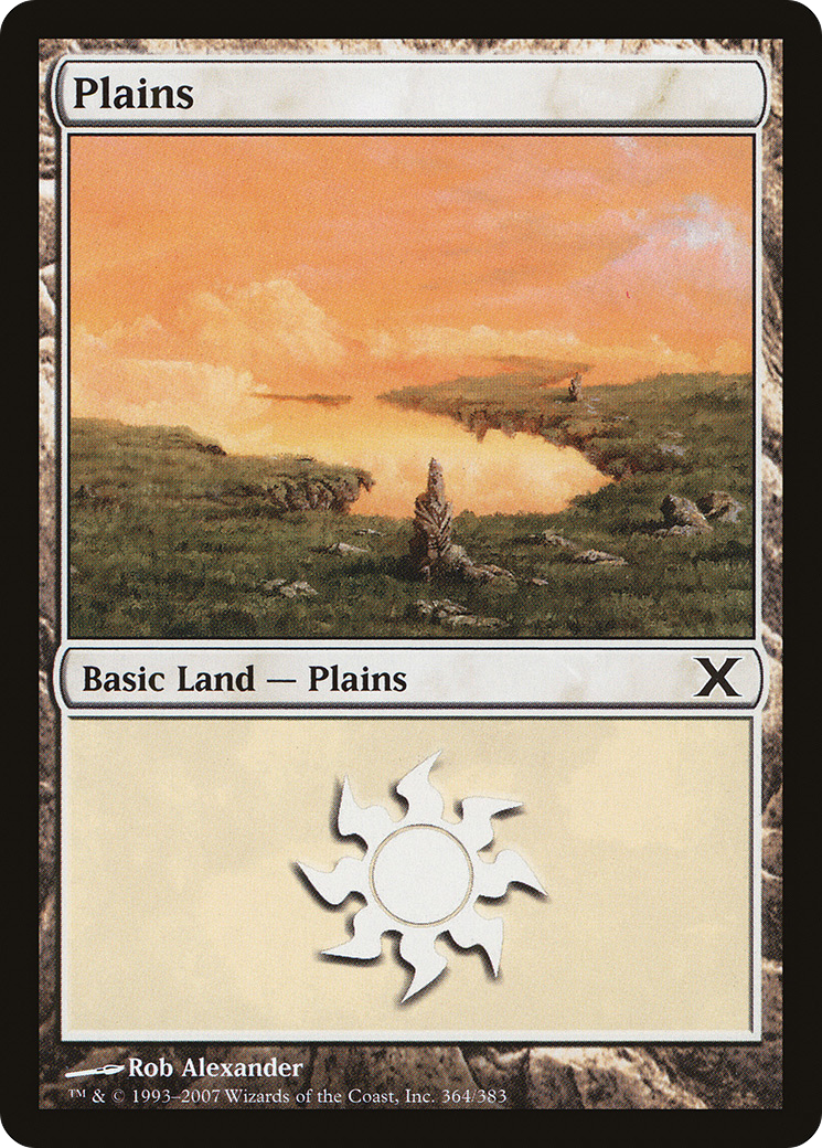 Plains (364) (10E-364) [Tenth Edition] MTG Single Wizards of the Coast