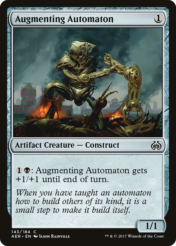 Augmenting Automaton (AER-143) [Aether Revolt] MTG Single Wizards of the Coast